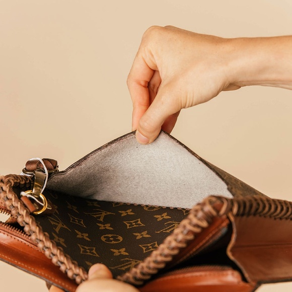 Louis Vuitton & Vintage Boho Crossbody Bag Purse - Picture 5 of 11